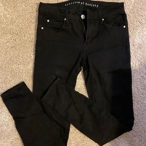 Articles of Society Sarah skinny black jeans sz 25